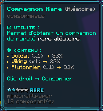 Compagnon rare